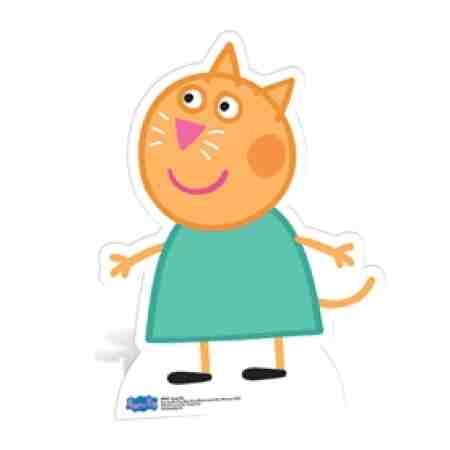 Princess Peppa Pig With Crown Mini Cardboard Cutout - Perfect Birthday Party Decoration & Photo Prop