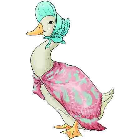 Jemima-puddle- duck cardboard-cutout