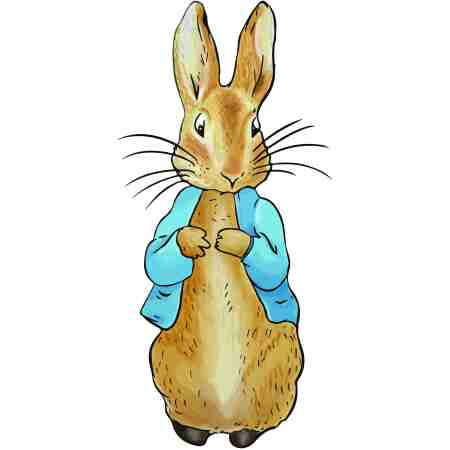 peter rabbit cardboard cutout