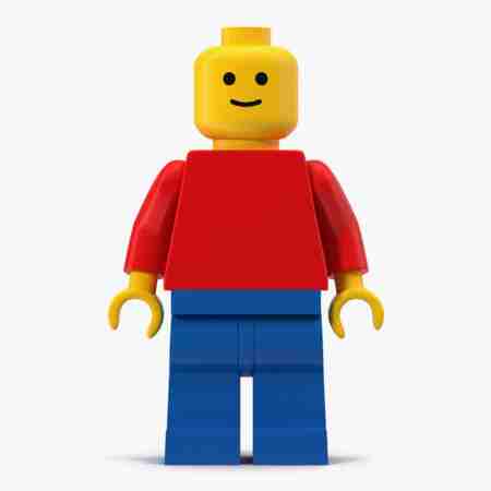 lego man cardboard cutout
