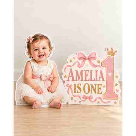 Personalised Baby Birthday Photo Cutout Bundle